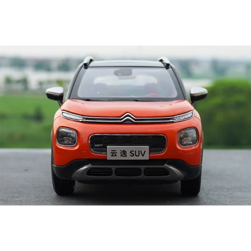 Diecast 1: 18 Scale Citroen C4 Aircross SUV Alloy Car Decoration Model Finished Simulation Collection Vehicle Gift