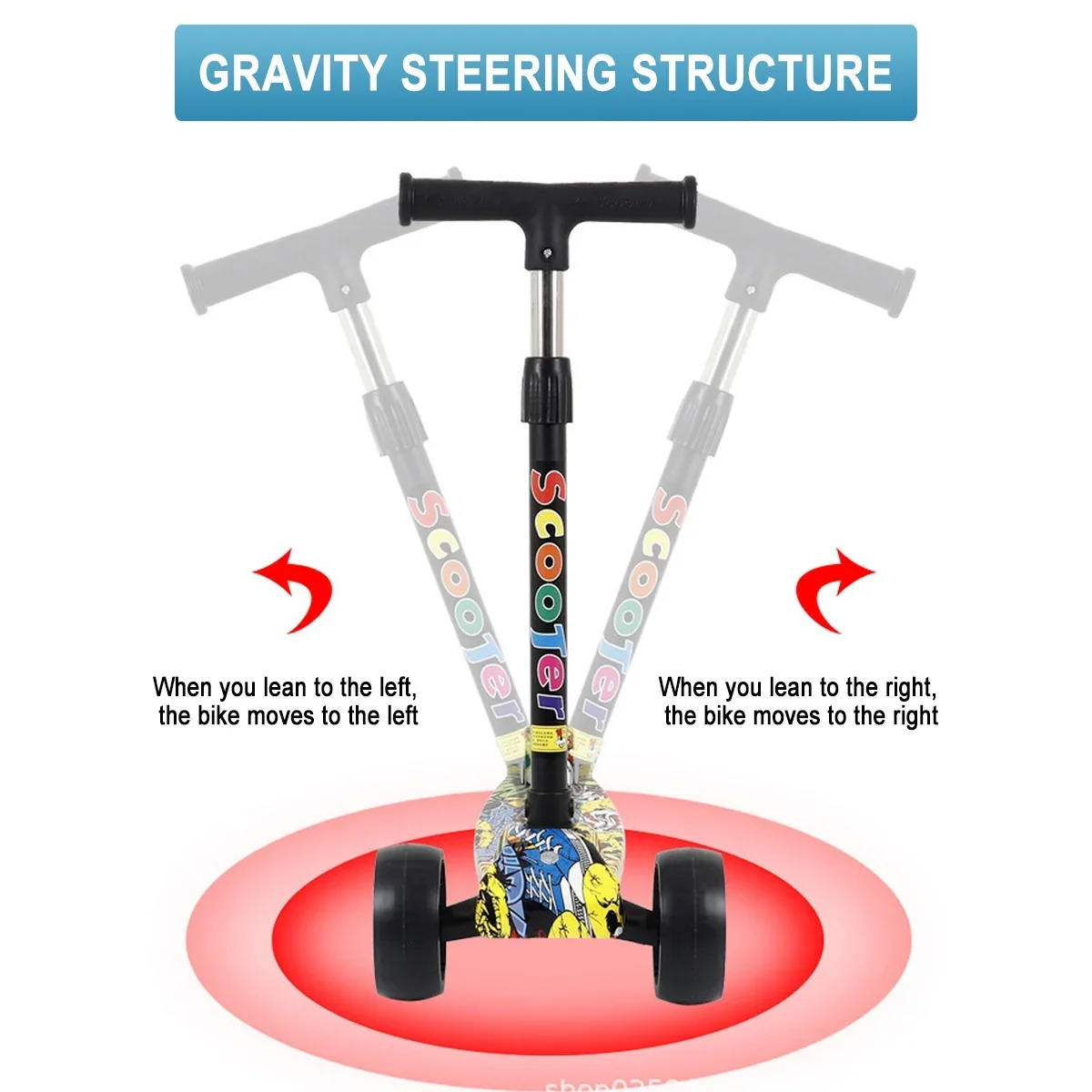 Kids 3-Wheel LED Scooter 4