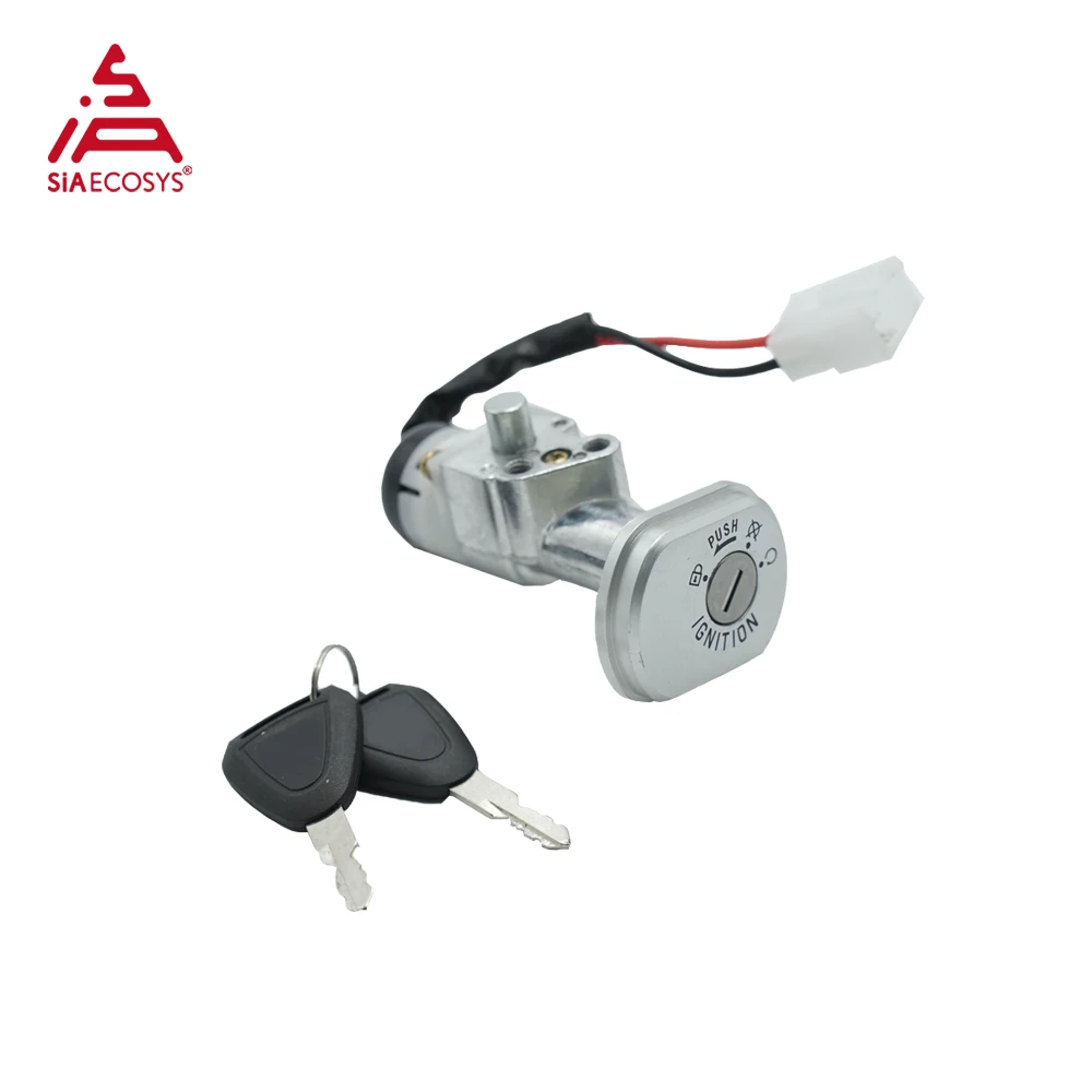 SiAECOSYS Electric Lock Ignition for Electric Scooter Motorcycle