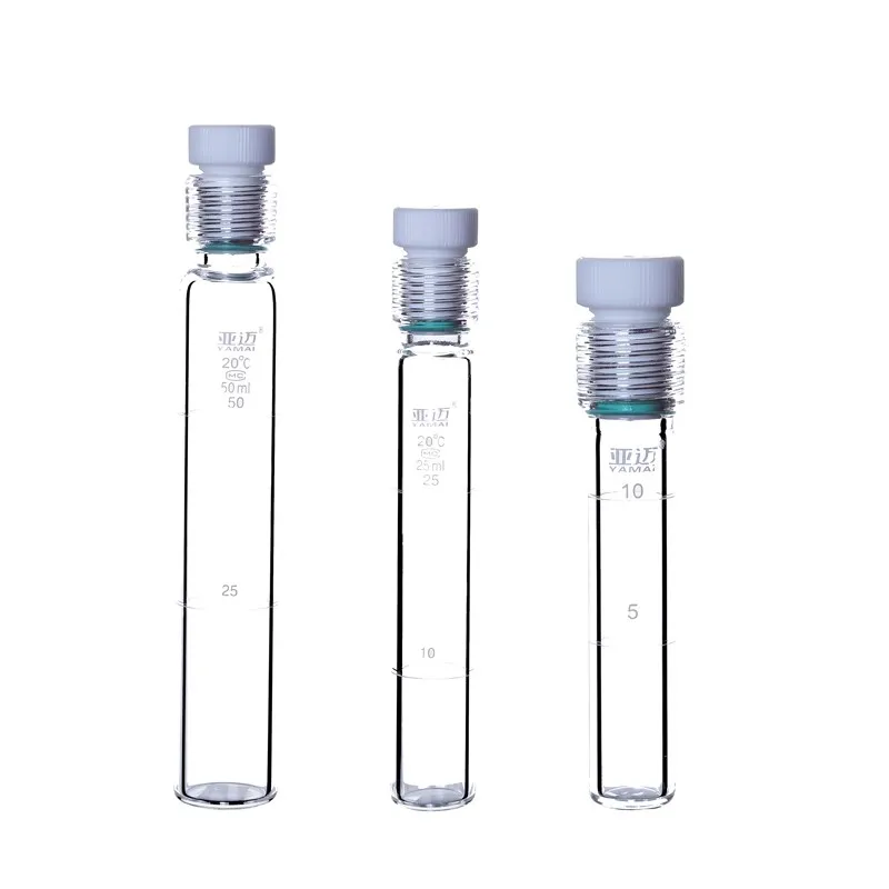 5-350ml Glass Total Phosphorus Total Nitrogen Screw Colorimetric Tube Screw Glass Pressure Bottle for Lab Experiment