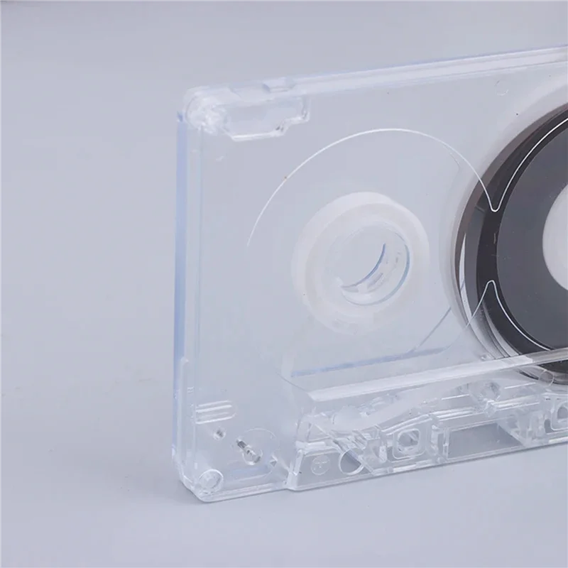 

A37Q-10X Blank Audio Cassettes. Recordable Clear Audio Cassettes Video Tape For Voice Music Recording