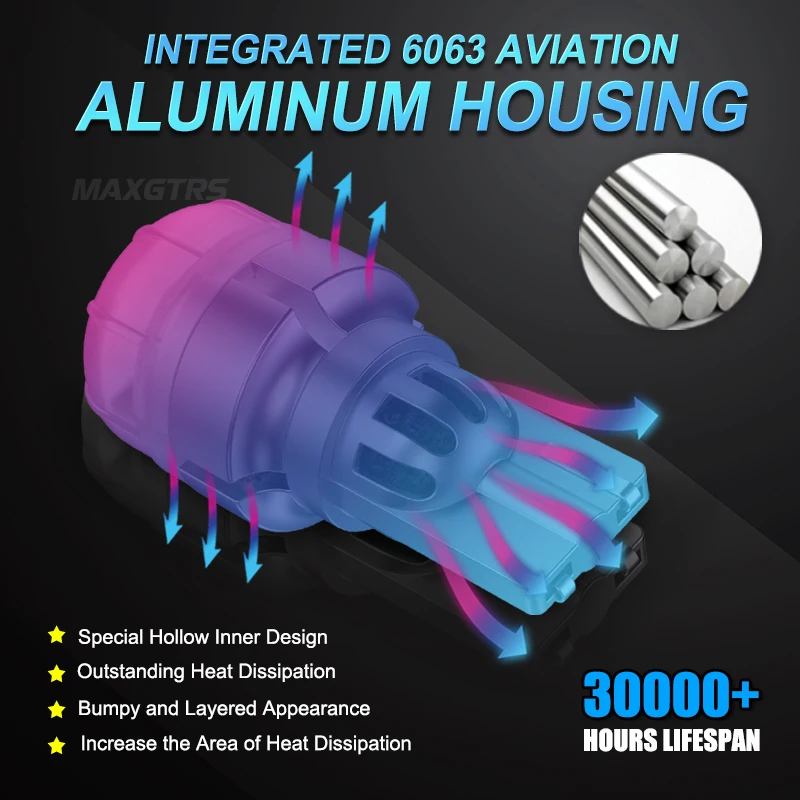 2x W16W LED 912 921 T15 LED Bulbs Car Backup Reverse Lights For Hyundai Accent Santa Fe ix35 ix20 ix55 Tucson Elantra Sonata - Image 4