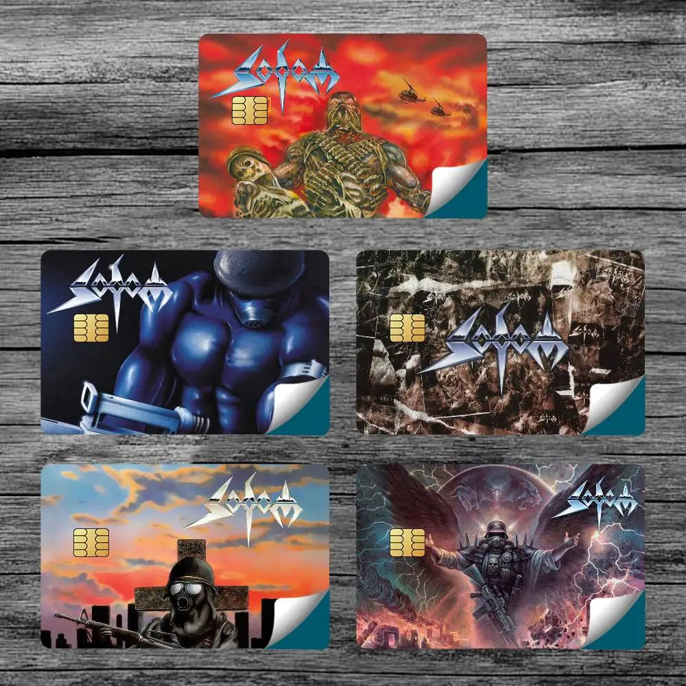 Fashion Band S-SodOm-M Card Stickers for Bank Access Protective Waterproof Film Cover Sticker Surprise Gift