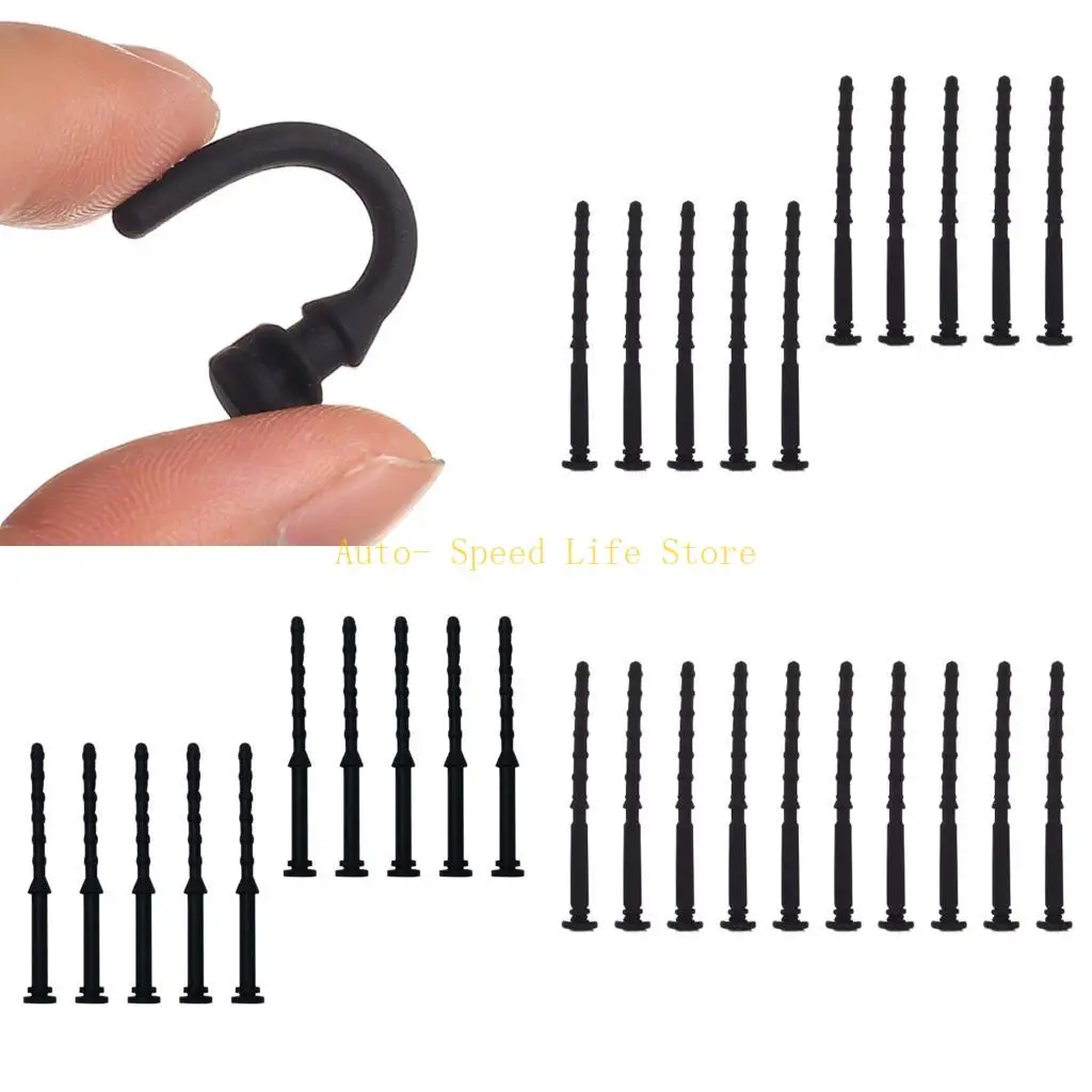 

02DA 10Pcs PC Case Fan Computer Cooling Fan Mount Screws CPU Fan Mounting Pin Soft