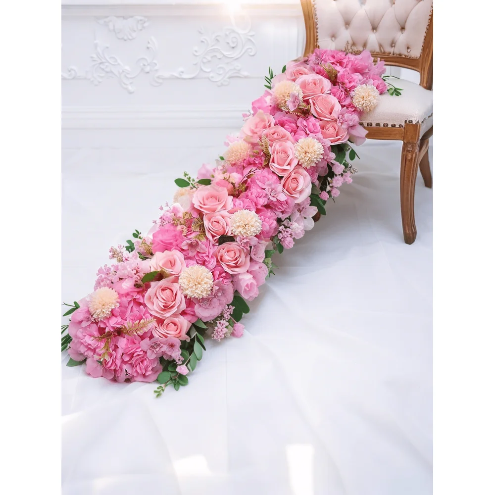 

Luxury White Rose Artificial Flower, Wedding Table Centerpiece, Floral Backdrop, Arch Decor, Party, Outdoor Garden Decoration