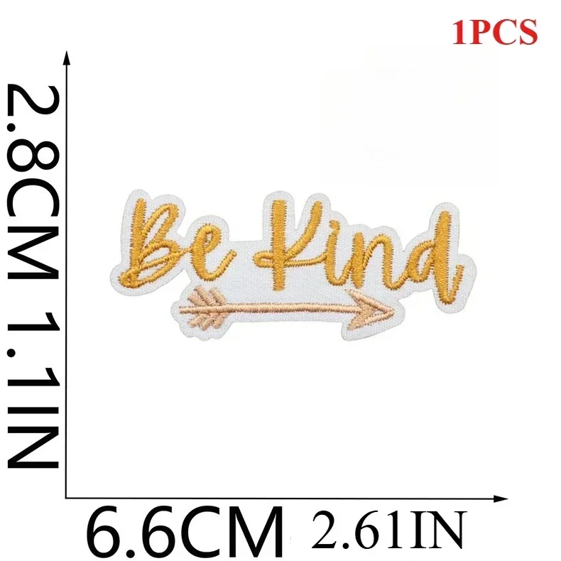

Life Inspirational Words Embroidery Cloth Sticker Motivates English Patch Decoration Embroidery Mark Love Yourself