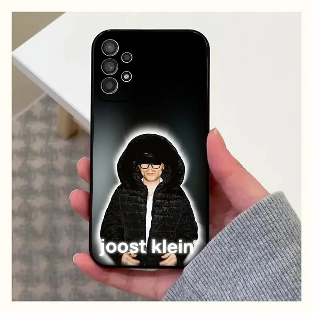 J-Joost Klein Rapper Singer Phone Case For Samsung Galaxy A13,A21s,A22,A31,A32,A52,A53,A71,A80,A91 Soft Black Cover