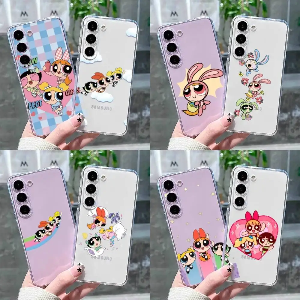 

The Powerpuff Girls Phone Case For Samsung GalaxyA13,21s,22,31,32,52,53,71,72,73,Soft Transparent Shell