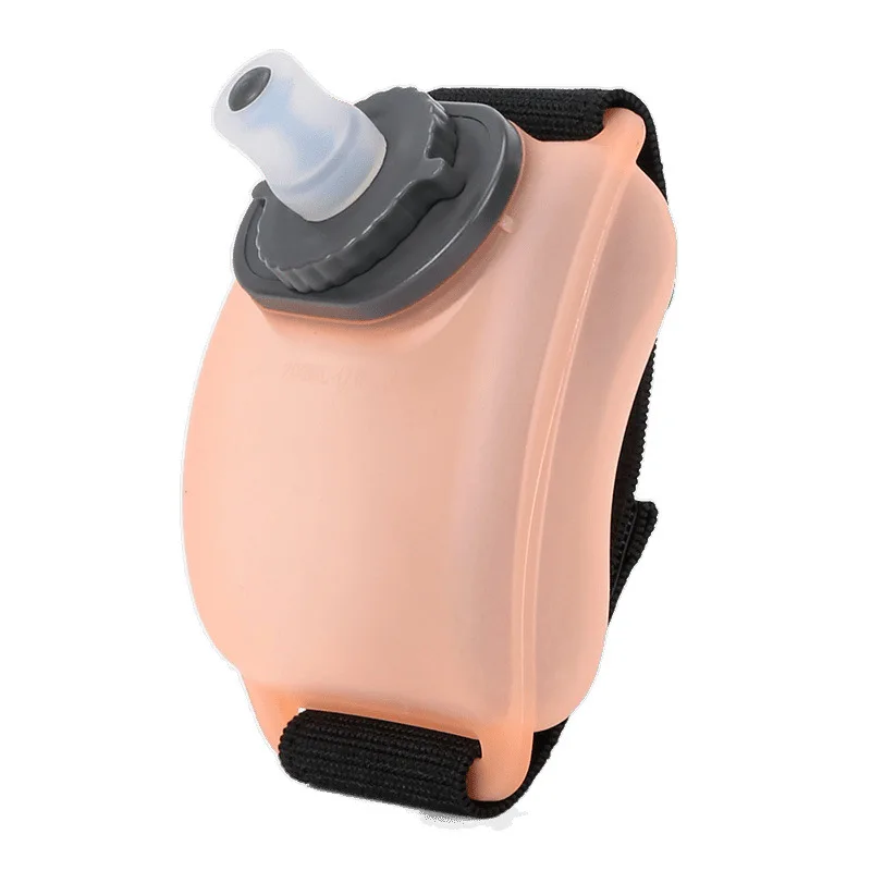 

Outdoor Running Silicone Wrist Water Bottle Fitness Cycling Sports Water Cup Marathon Hydrating Portable Water Bottle