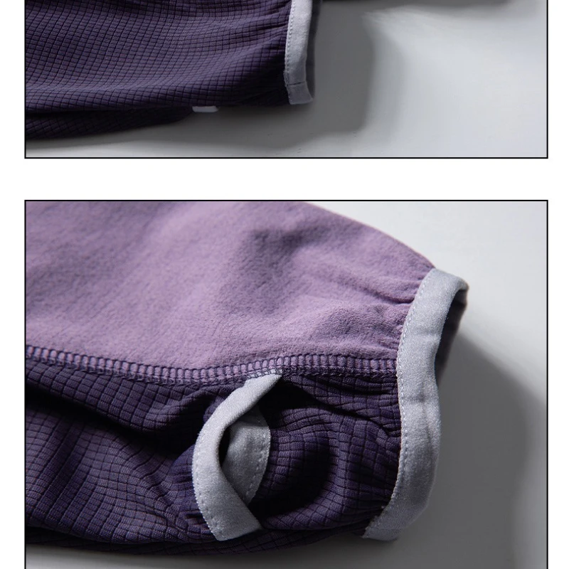 تي شيرت للجنسين خفيف الوزن وسريع الجفاف وأكمام طويلة للتدريب على ركوب الدراجات فضفاض مناسب مع تصميم عاكس لملابس رياضية خارجية #3