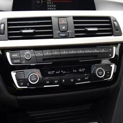 Car Pearl Chrome control panel decoration trim cover case For BMW 3 4 series F30 F35 3GT 316i 320li 328li 325li 335li