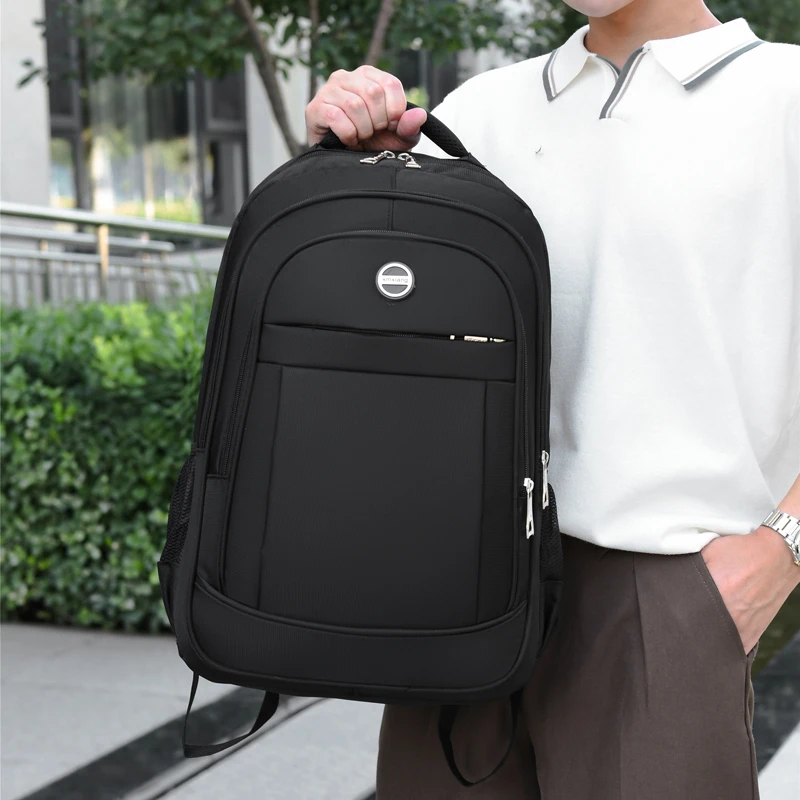 

Simple Solid Color Unique Backpack Bag Minimalist Leisure Business Commuter For Men's Women's Large Capacity