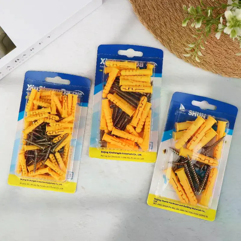 10/25/50Pcs Self-Tapping Screws Kit Stainless Steel Expansion Screws Cross Tips Wall Anchors And Screws For Drywall