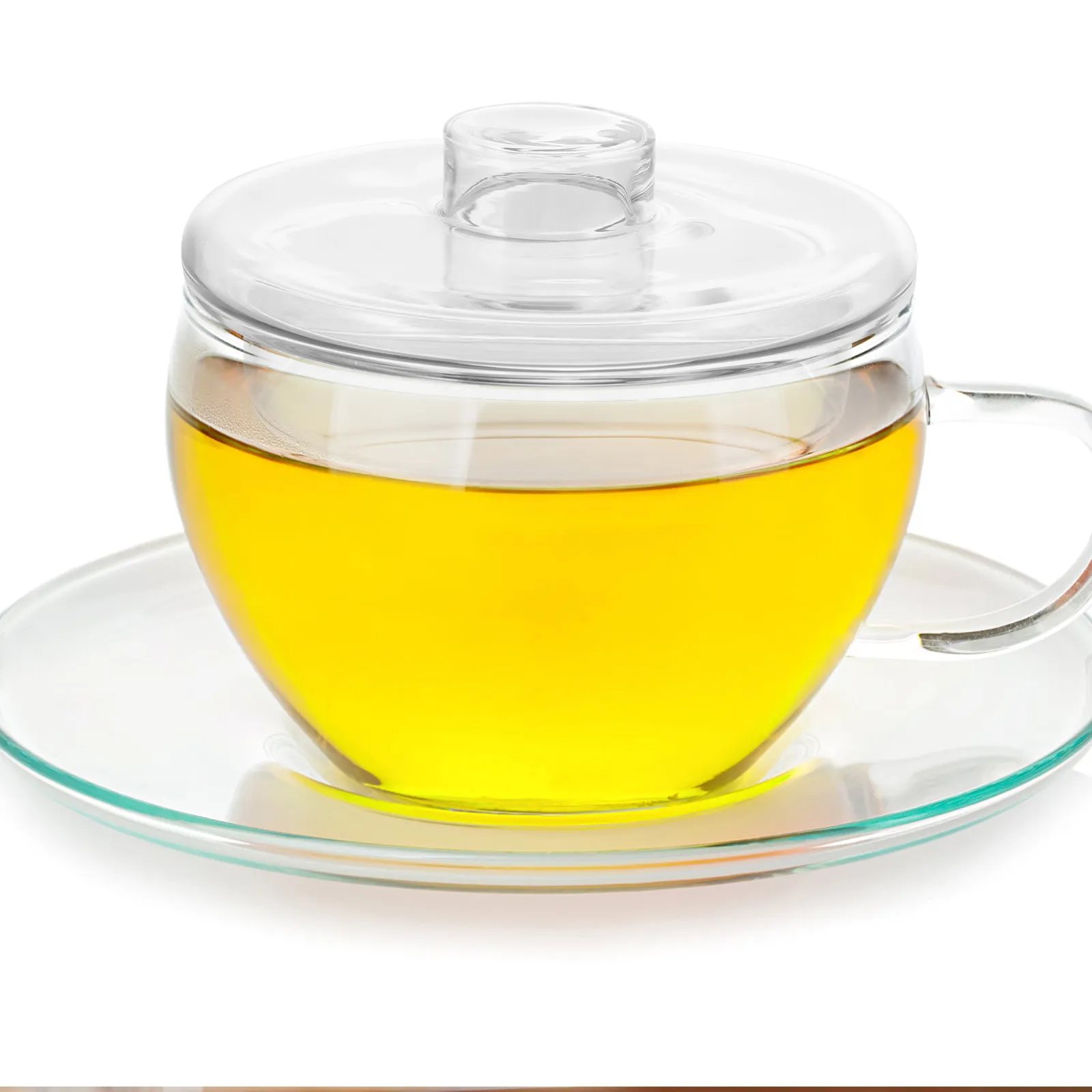 Clear Glass Teapot Lid Replacement for Household Use High Temp Resistant Strong Borosilicate Glass Easy Install Remove Tea Pot