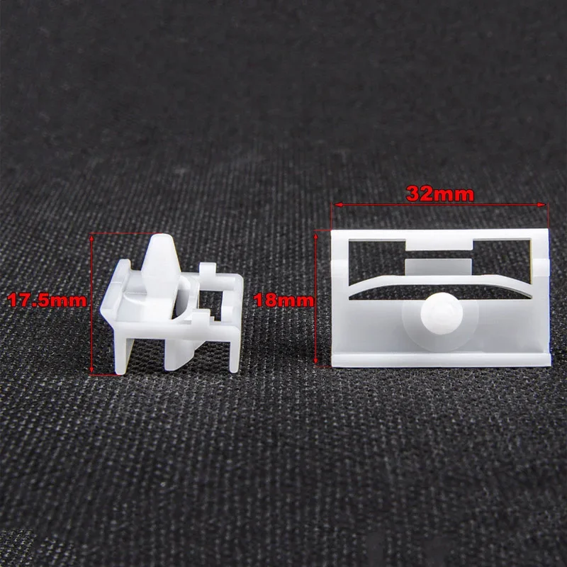 

Bracket Moulding 51718184574 Exterior Plastic Side Skirt Car Fasteners White Replacement For BMW 3 Series E36 E46 E90 E91