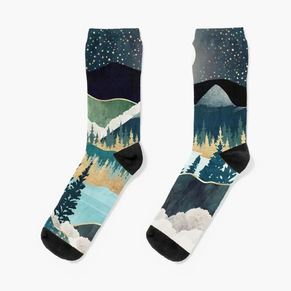 Star Lake Socks christmass gift ankle cute Men Socks Luxury Brand Women's