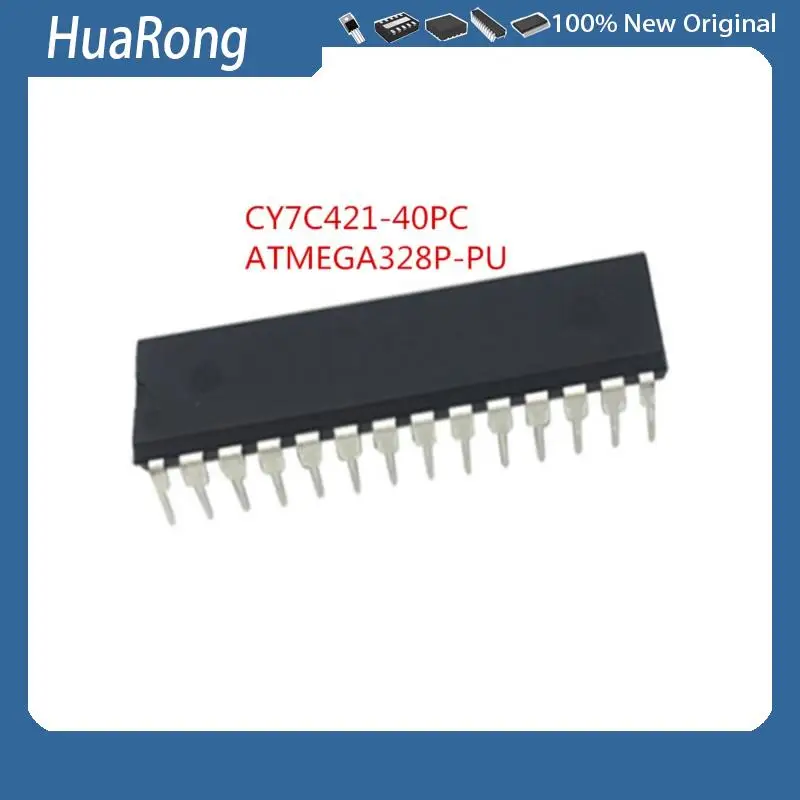 5PCS/LOT       CY7C421-40PC      ATMEGA328P-PU    ATMEGA328-PU     ATMEGA328    ATMEGA328P     DIP28