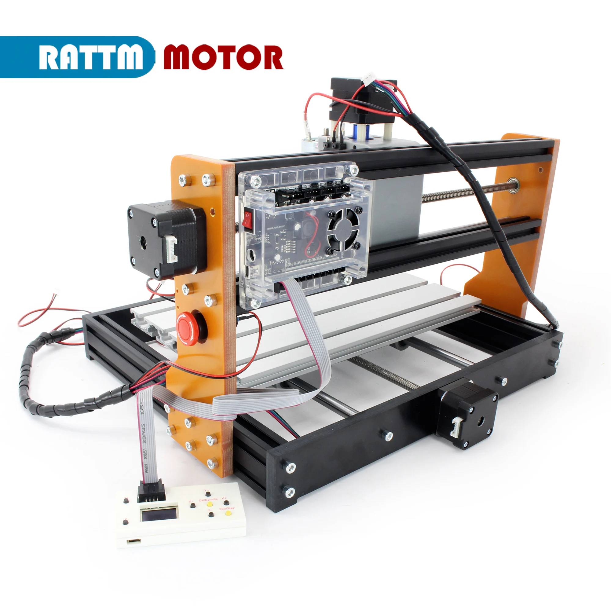 【EU Ship】CNC 3018 PRO Laser Router Engraving Cutter Machine with Limit Switch E-Stop For Acrylic PCB PVC Metal