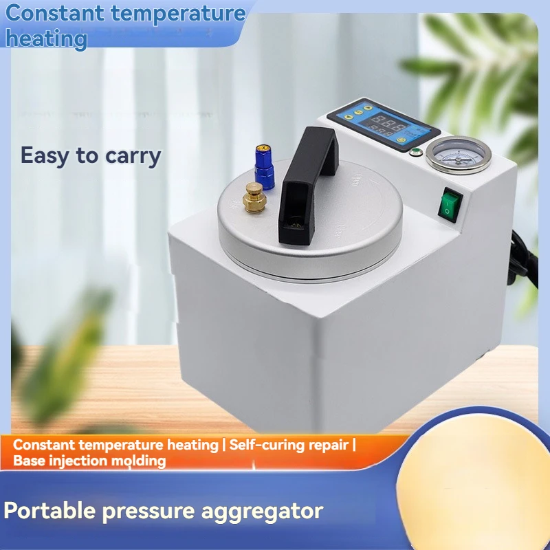 Pressure Aggregator Automatic Polymerizer Dental Dentis Dental Lab Portable Repair Pressure Cooker
