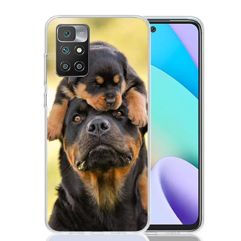 Rottweiler Dog Phone Case For Xiaomi 12C 12 10C 10 10A 9C 9 9A 9T 8A 8 7A 7 6A 6 Pro S2 K70 K60 K40 K20 Art Coque Capa