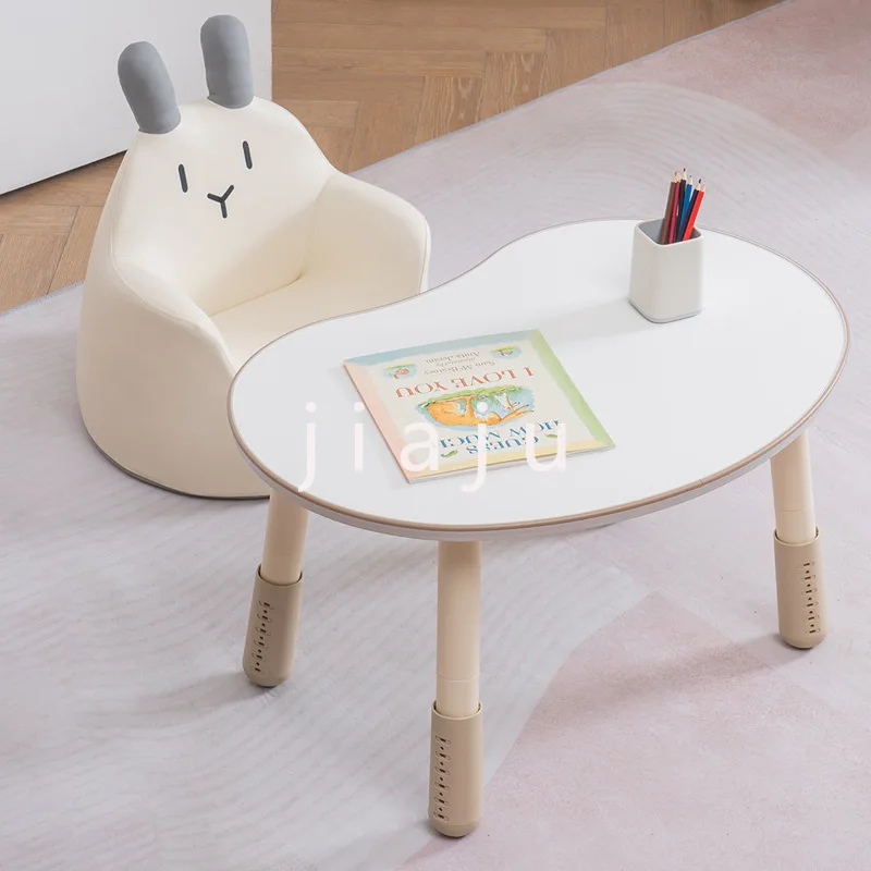 Children's Peanut Table Baby Early Education Learning Table Kindergarten Baby Reading Desk Can Lift Korean Pea Table