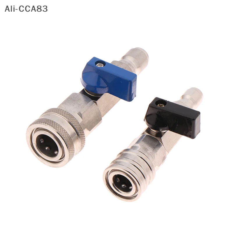 

High Pressure Washer Ball Valve With 3/8 Or 1/4 Inch Quick Connector For Water Pumps Tanks Faucet Washer Hose Water Flow Switch