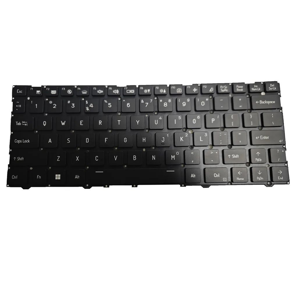 Laptop NO Backlit Keyboard For CVM23F23US94302 6-80-V5410-01B-1 English US Black No Frame New