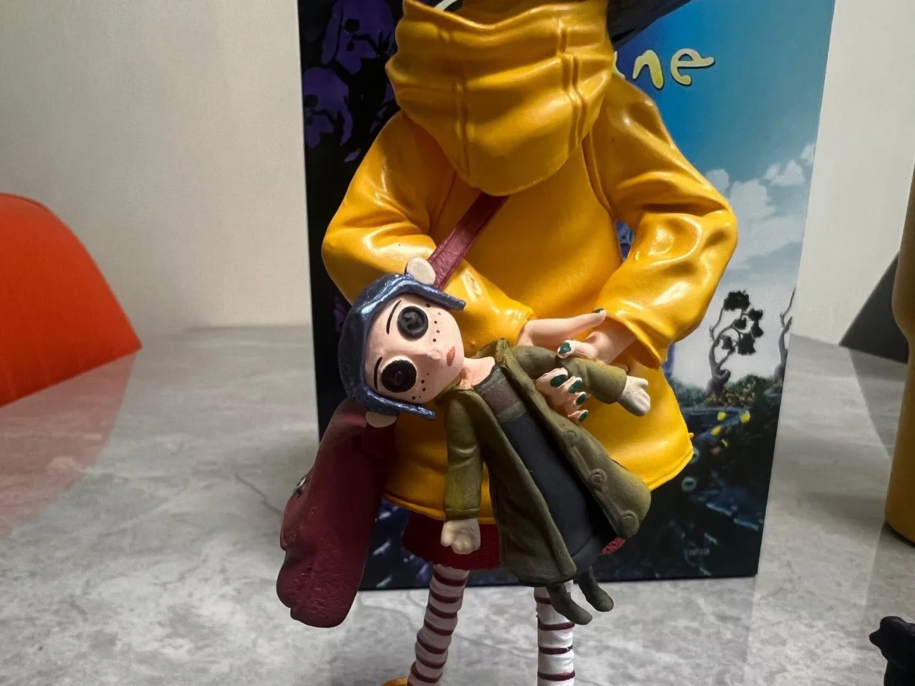 Coraline Actionfigur, 7 Zoll, Filmversion, gelber Regenmantel, Sammlerstück, PVC-Modell, Dekoration für Sammler, ideales Geschenk – Detail 8