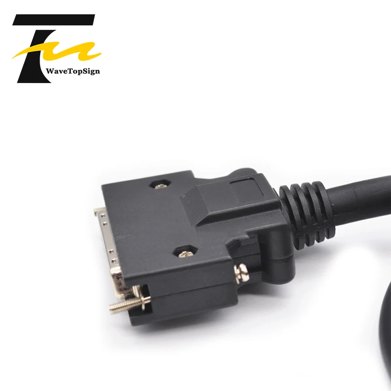 Imagem -04 - Wavetopsign Servo Driver x4 Plc Cabo de Controle i o Cabo de Controle Dv0p4360 50pin Scsi50 para Panasonic a6 a4 a5 Series