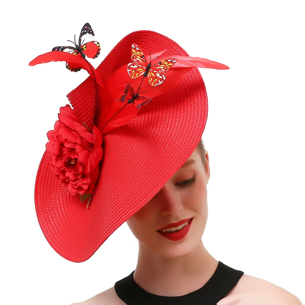 

Handmade Headgear Tea Party Fascinator Bride Fascinators For Women Headband Headdress Banquet