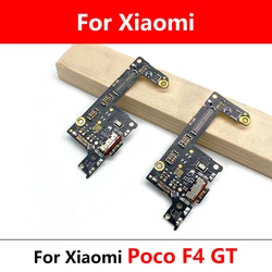 USB Charge Dock Port Socket Jack Plug Connector Flex Cable For Xiaomi Poco F4 Gt F4 GT Pocophone Charging Board Module