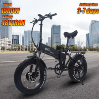 CMACEWHEEL RX20 MAX-T Electric Bicycle 1500W Dual Motor 48V18AH Lithium Battery Electric Bike 20*4.0 Inch Fat Tire Aldult E-Bike