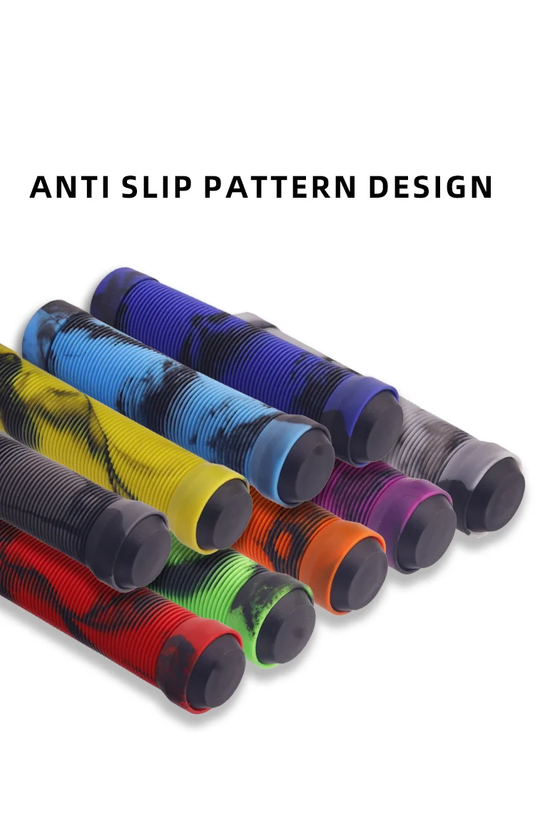 MOTSUV Bicycle Handlebar Grips Non-Slip Soft Rubber Mountain Bike Grips For 22.2mm Handlebar Scooter Tricycle BMX Handle Bars