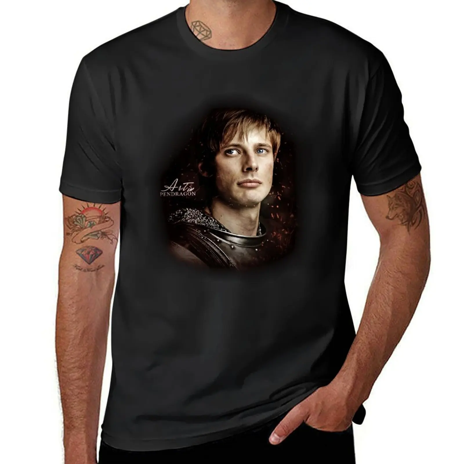 Arthur Pendragon - Merlin - A2 T-Shirt vintage clothes tees vintage men t shirts