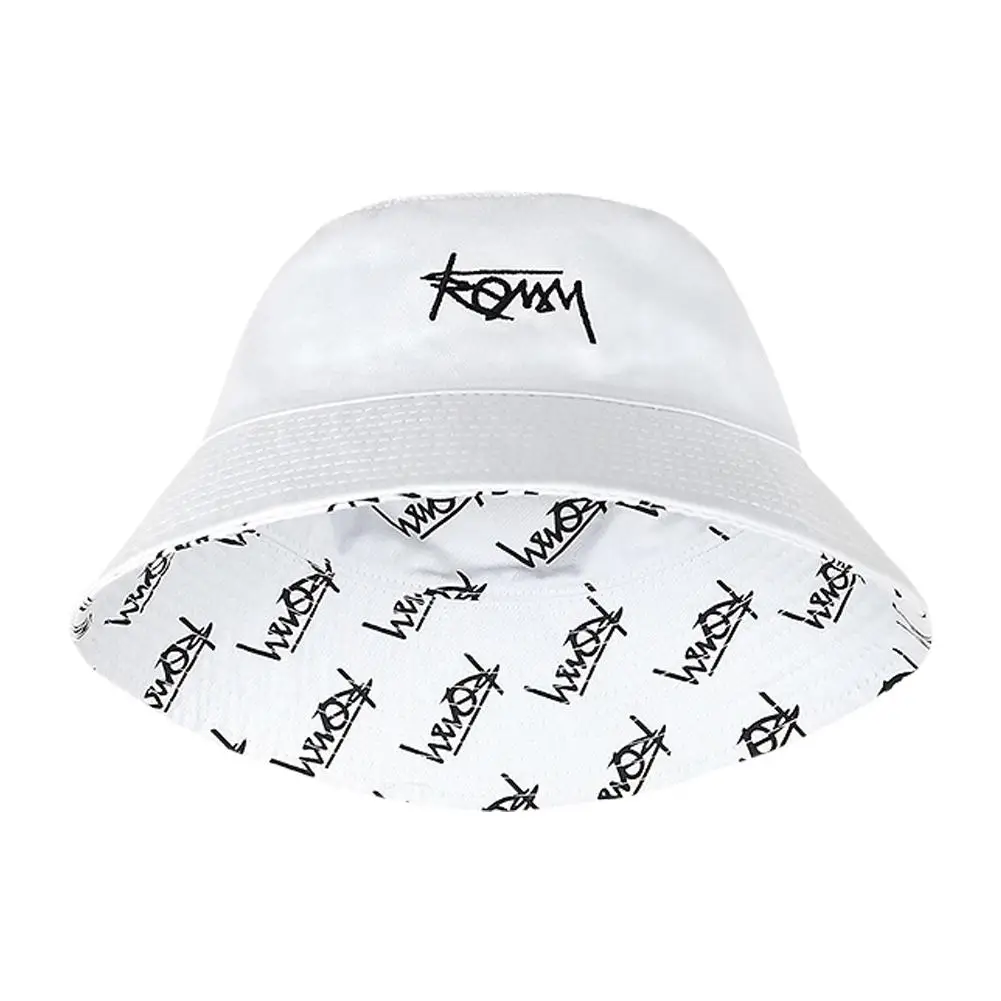 Summer Big Head Letter Bucket Hat For Men Women Korean Fisherman Hat Reversible Hawaii Large Cap Sun Hat Plus Size Panama H7I9