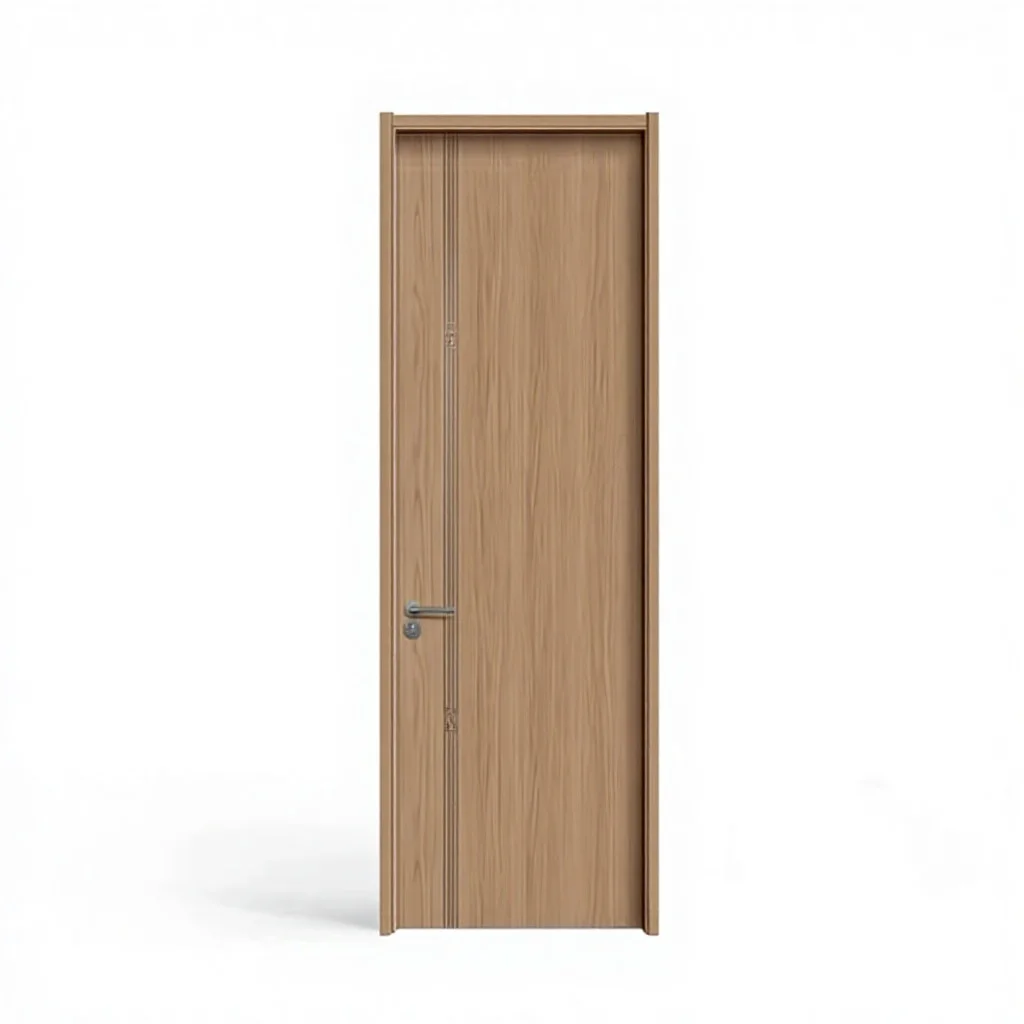 Composite High Density Board Postmodern Interior Glass Door Soundproof Eco-friendly Finished Manual Bedroom 1 Year Warranty