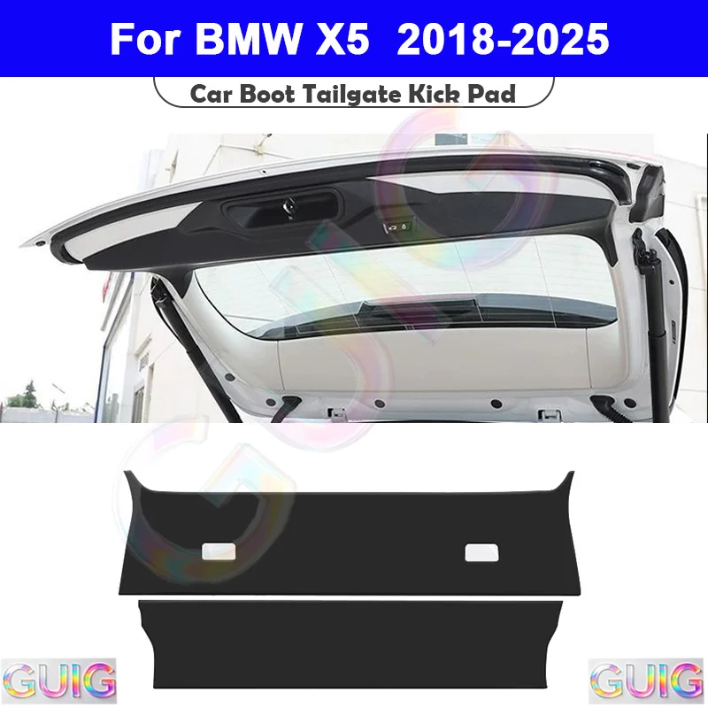 For BMW X5 G05 G18 2018-2024 2025 Car Trunk Tailgate Protection Pad Trunk leather Anti-dirty Waterproof Backplate Protective Pad