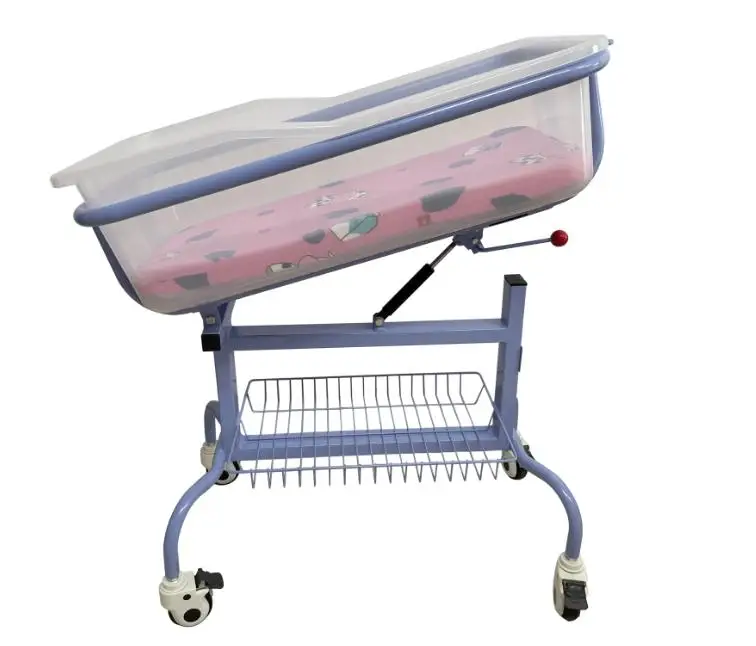 Pink Blue White Available Tiltable Baby Cart Baby Bed Modern Design Baby Crib