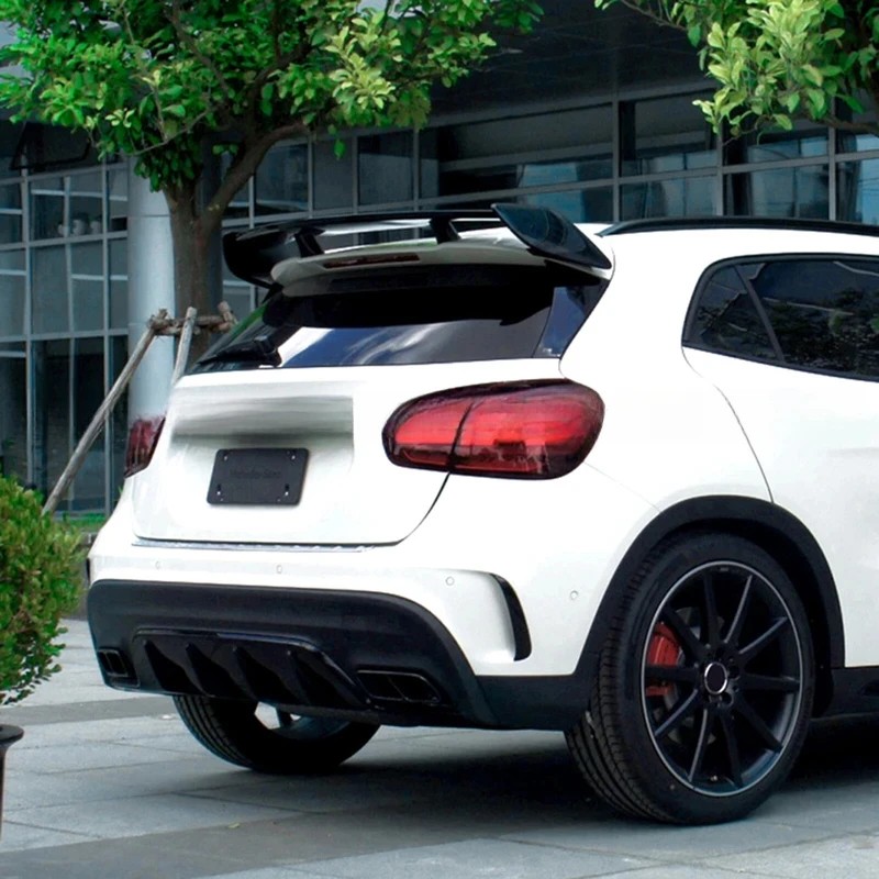 Auto Parts Glossy Black Rear Trunk Spoiler Tail Wing For GLA Class X156 GLA180 GLA200 GLA250 GLA45 R-Line 2014-2018