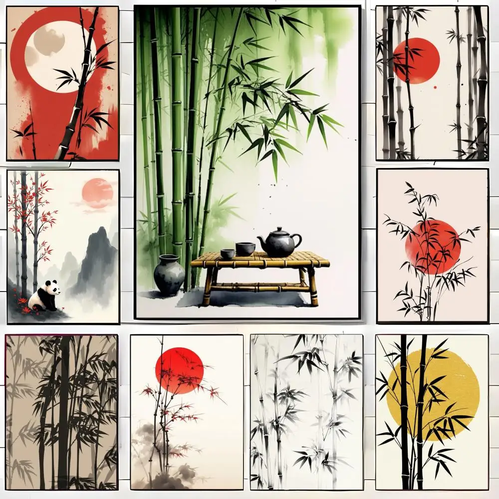 Bestselling Posters bamboo Poster Wall art print art suitable for living room bedroom bar parlor home decor gift