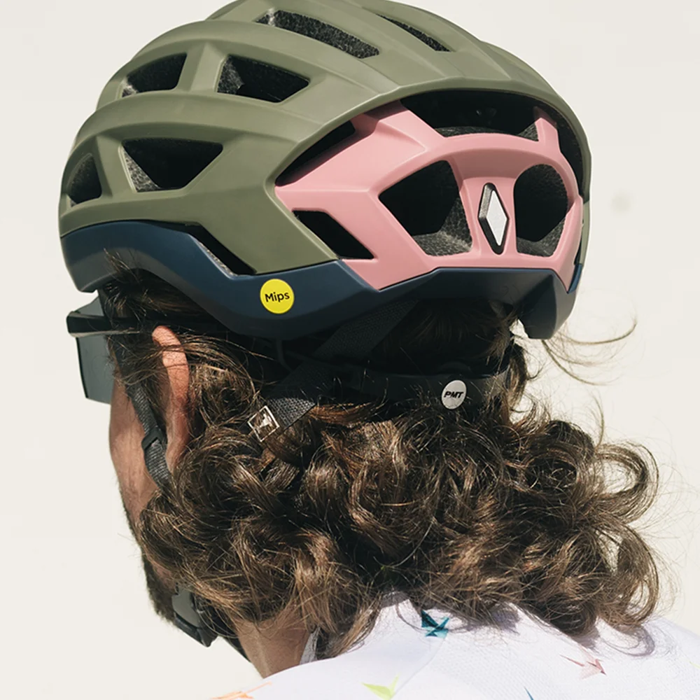 خوذة ركوب الدراجات PMT MIPS، خوذة أمان للدراجات على الطرق والجبال للرجال والنساء، تصميم برق أنيق