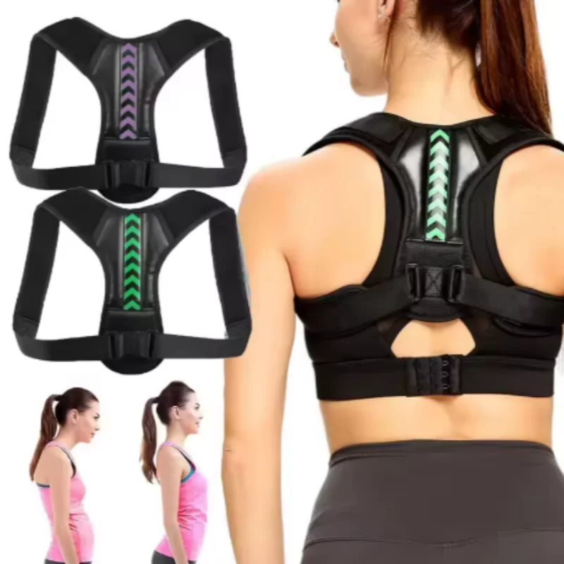 

Регулируемый пояс для коррекции осанки спины, плеч, поддержка позвоночника, верхняя часть спины, шейный бандаж, унисекс, дышащий корректор фигуры