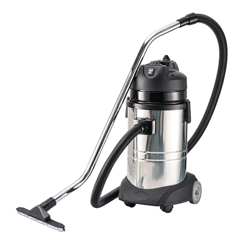 

LC 301 Luxury Base Stainless Steel 30L Small Wet Dry Vacuum Cleaner Water Absorbing Dust Collector For Housekeeping Janitorial