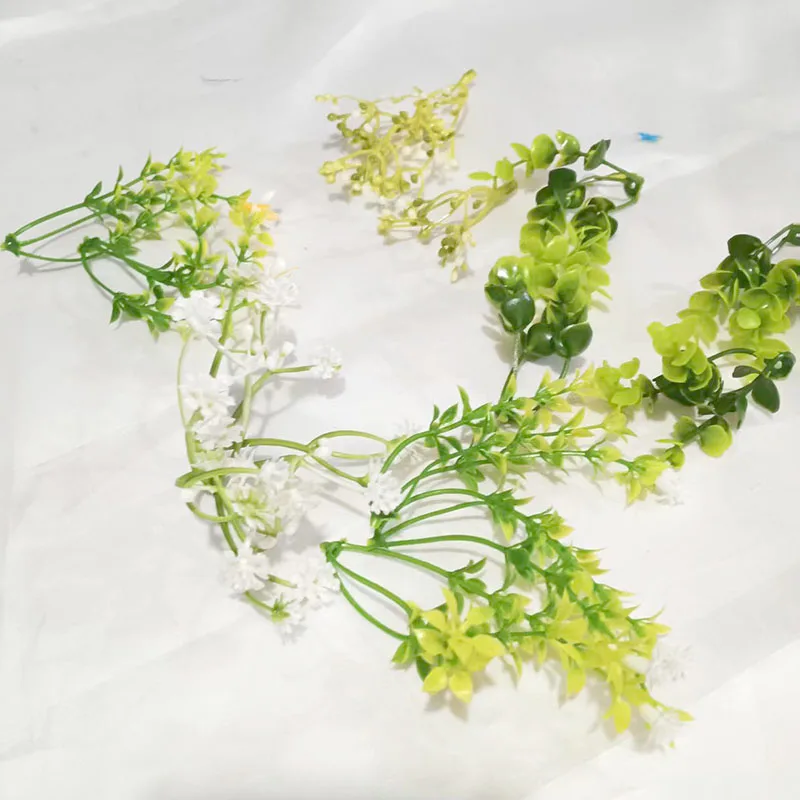 50/300 pçs atacado flores de plantas artificiais diy artesanato buquê caixa de presente decoração dia das mães casamento presente de aniversário decorações de festa