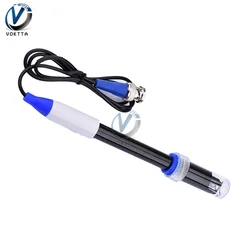 PH Electrode Probe BNC Contor for Aquarium Hydroponic PH Controller Meter Sensor ph Tester Probe Detection Detect Medidor