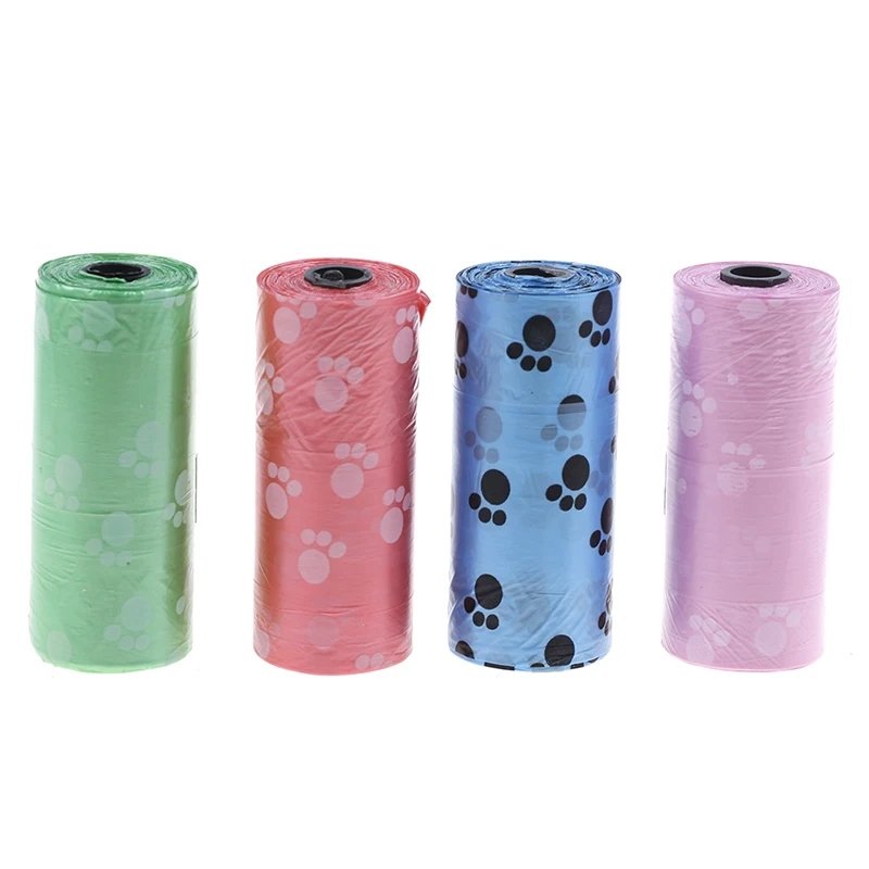 10X Rolls Pet Dog Puppy Cat Poo Poop Waste Disposable Clean Pick Up Bags