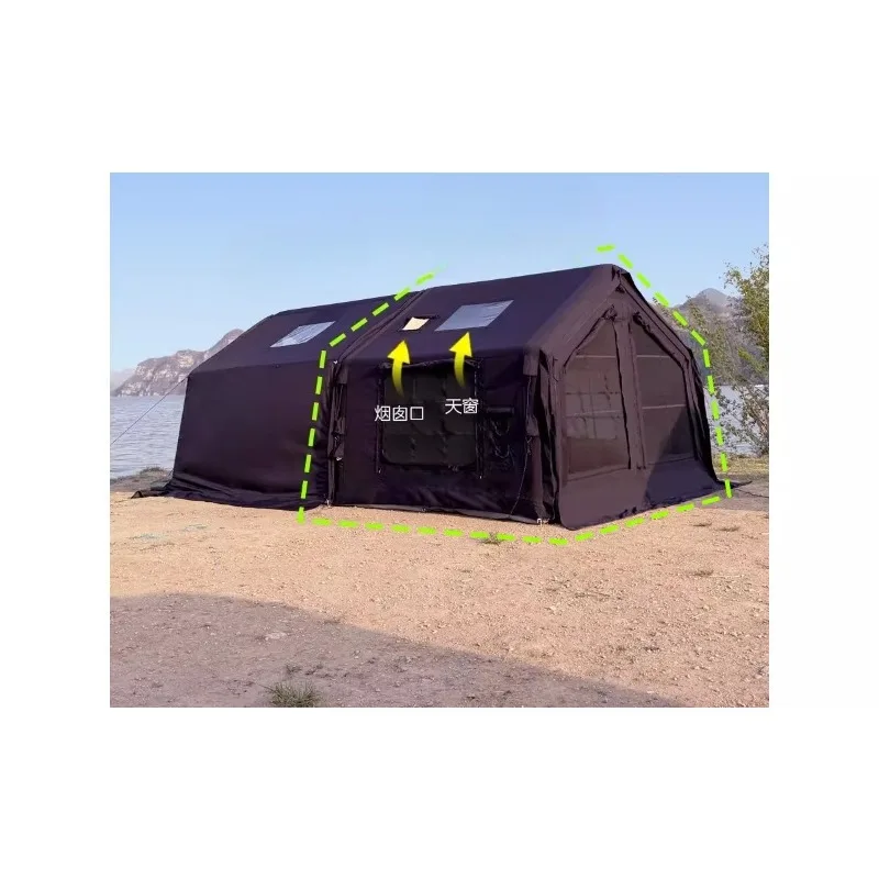 

Inflatable tent wild campground rainproof cotton roof tent