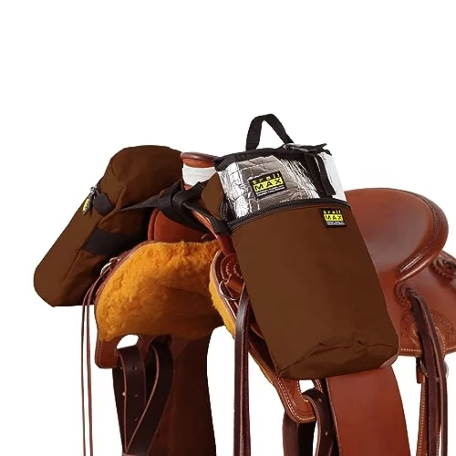 

Horse Horn Bags for Trail Riding and Western Saddle Horn Bags for Horses and Mules, Insulated Trail Gear with Secure Fit and Gr