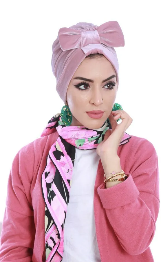 Kadife Sosyete Bone-Winter Autumn 2021 Muslim Women Hijab headscarf Islamic Turkey