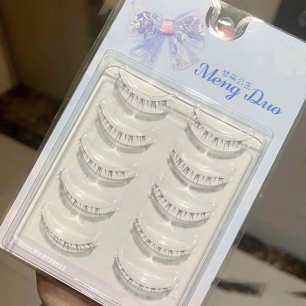 Manga Wispy Under Eye Lashes Fairy Full Strip Frauen Wimpernverlängerung Untere falsche Wimpern Make-up-Tool Untere Nerzwimpern